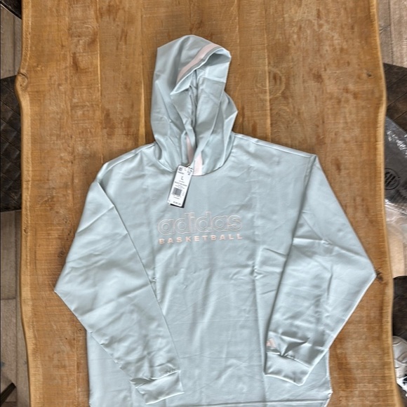 adidas Other - Adidas Light Blue Basketball Hoodie